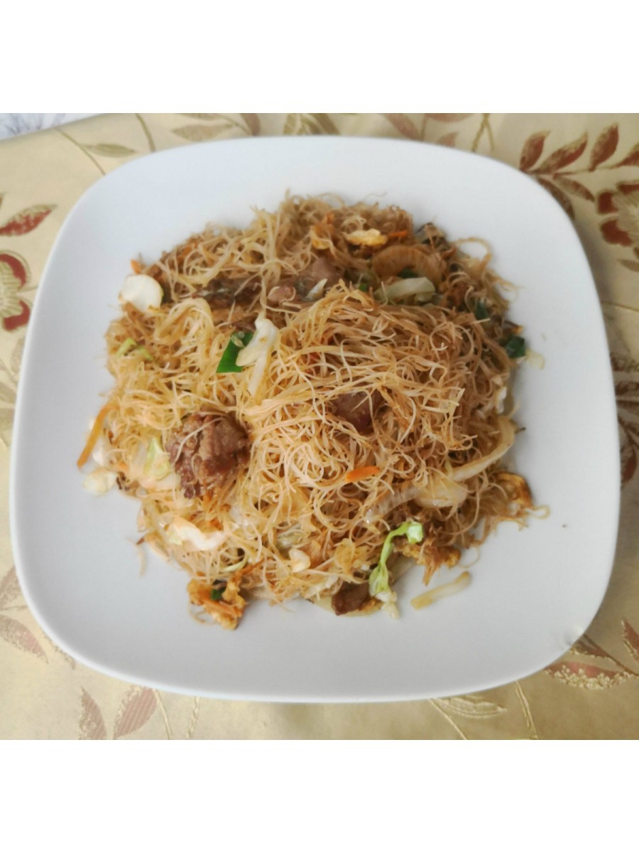 135. Оризово фиде със зеленчуци и три вида месо 600гр