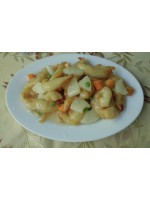 44. Панирано пиле с ананас 700гр 