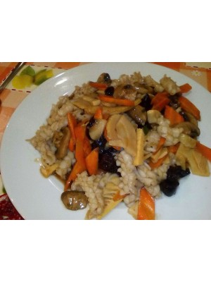 91. Калмари с бамбук и гъби 700гр 91. Калмари с бамбук и гъби 700гр