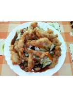 209. Панирани жабешки бутчета със зеленчуци 500гр.