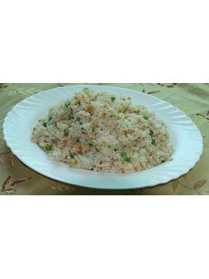 119. Ориз с яйца, грах и моркови 700гр