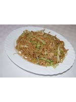 122. Спагети със зеленчуци и свинско 700гр