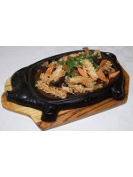 N10. Къкрещи калмари върху метална плоча 600гр